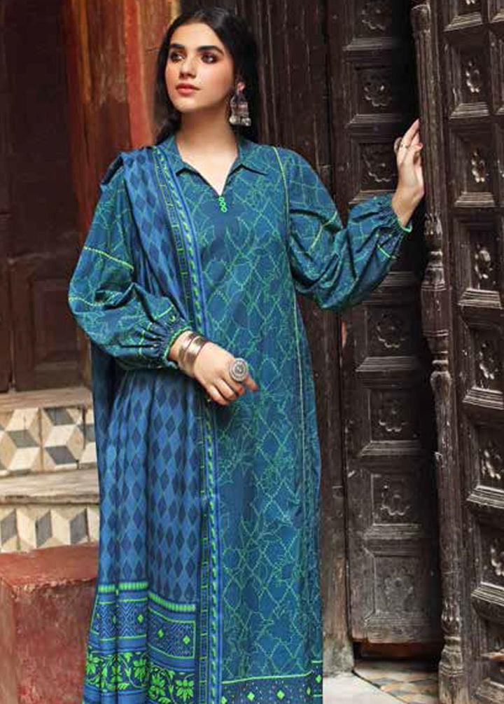 Pure Joy of Winter By Gul Ahmed Printed Khaddar Suits Unstitched 3 Piece GA22PJ PVS-12005 B - Winter Collection