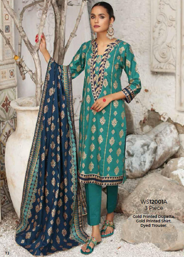 Pure Joy of Winter By Gul Ahmed Printed  Suits Unstitched 3 Piece GA22PJ WS-12001 A - Winter Collection