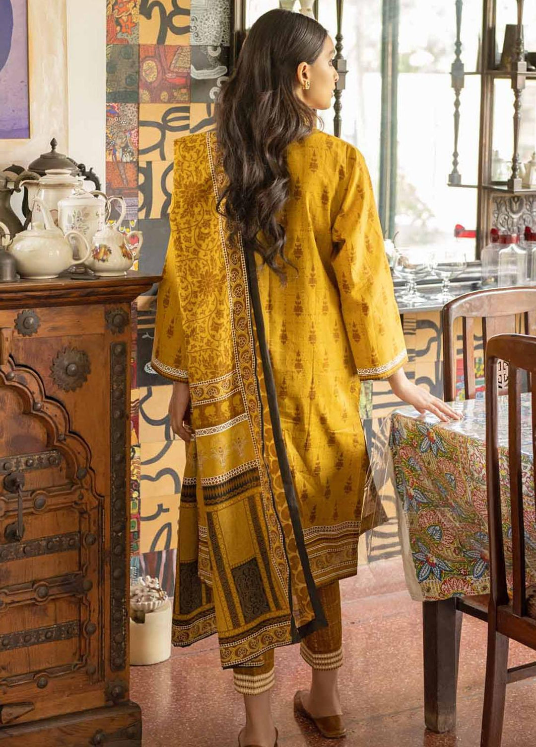 Rang Angan By Gul Ahmed Printed Lawn Suits Unstitched 3 Piece GA21RA CL-1325 B - Summer Collection