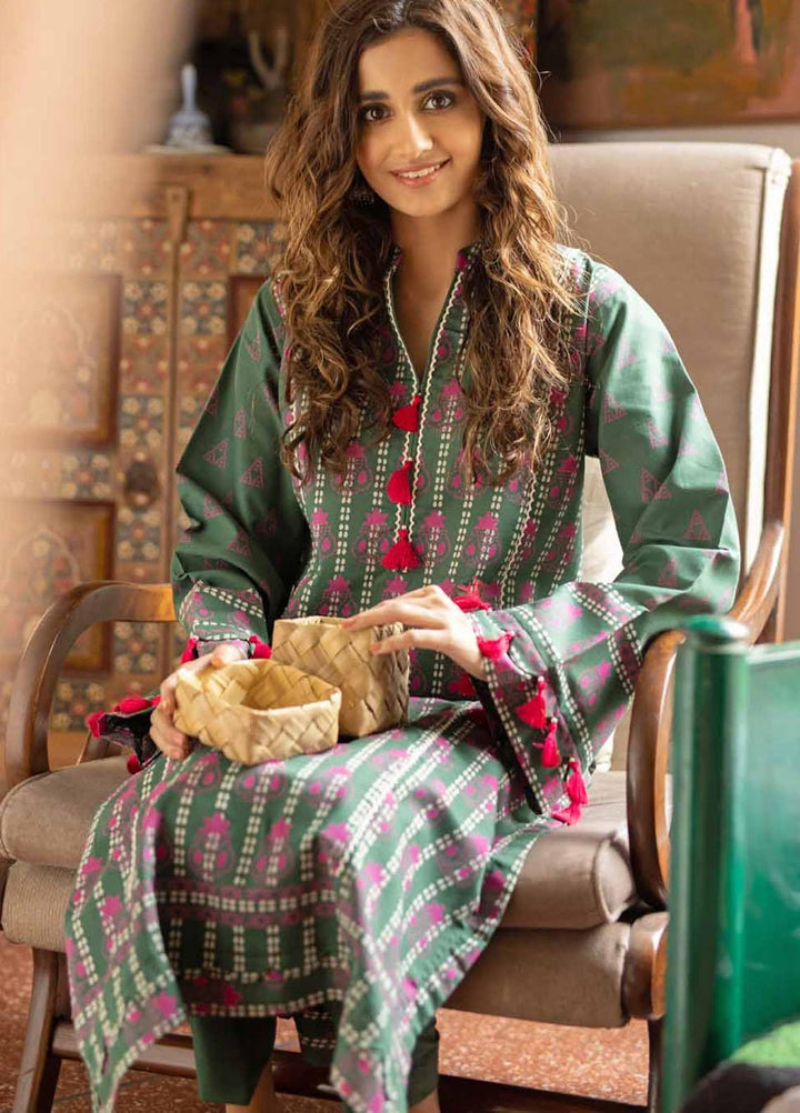 Rang Angan By Gul Ahmed Printed Lawn Suits Unstitched 2 Piece GA21RA TL-326 A - Summer Collection