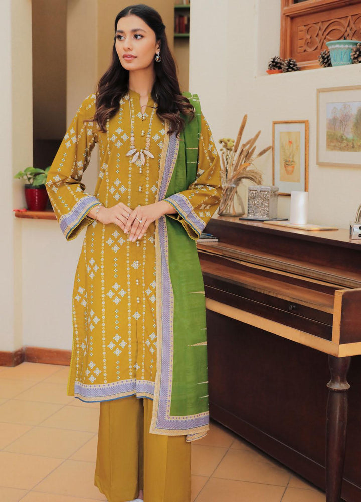 Gul Ahmed Printed Lawn Suits Unstitched 3 Piece GA23SF CL32380-A - Summer Collection