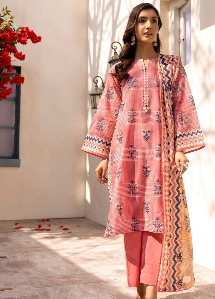 Gul Ahmed Printed Lawn Suits Unstitched 3 Piece GA23SF CL32381-A - Summer Collection