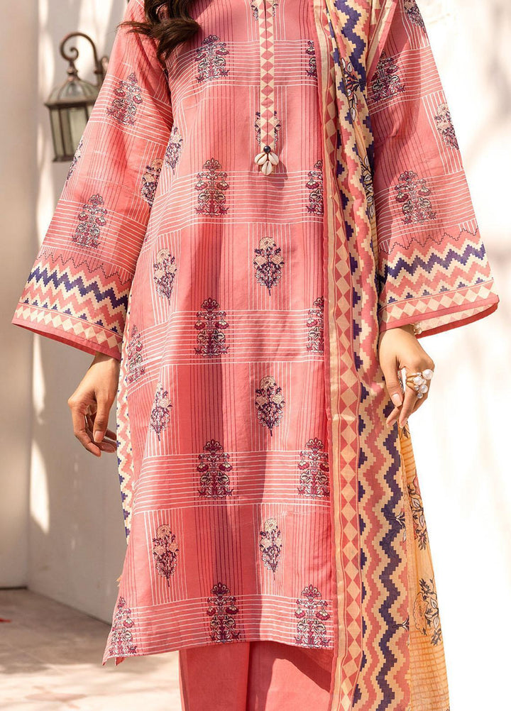 Gul Ahmed Printed Lawn Suits Unstitched 3 Piece GA23SF CL32381-A - Summer Collection
