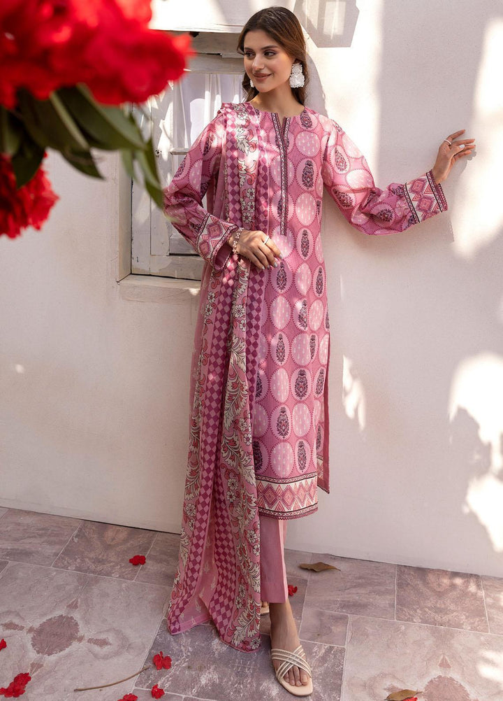 Gul Ahmed Printed Lawn Suits Unstitched 3 Piece GA23SF CL32384-A - Summer Collection