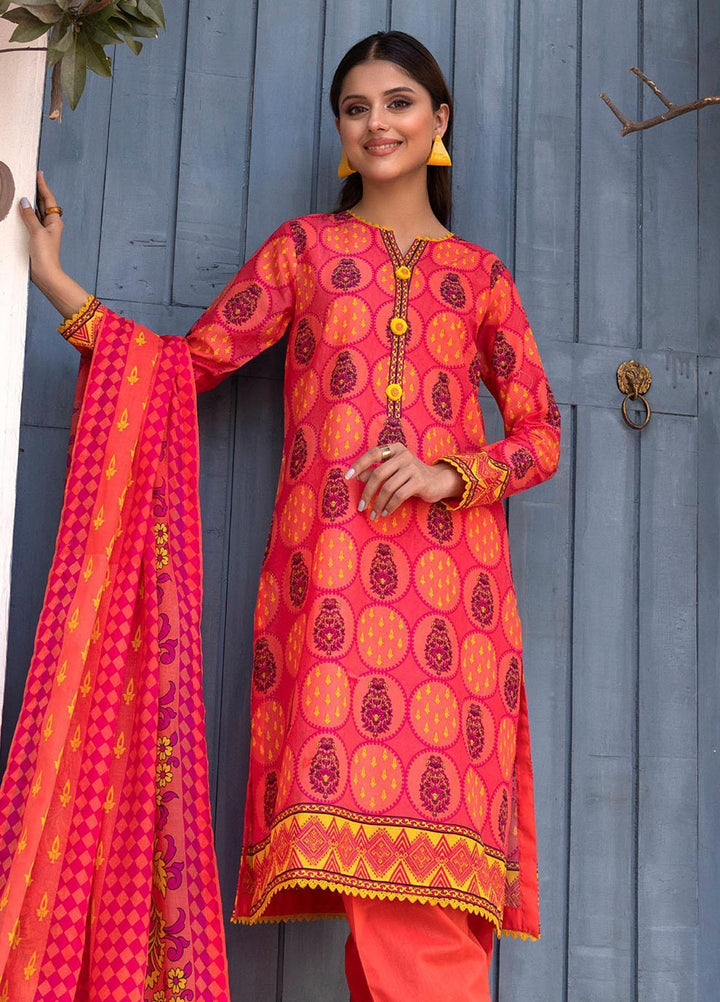 Gul Ahmed Printed Lawn Suits Unstitched 3 Piece GA23SF CL32384-B - Summer Collection