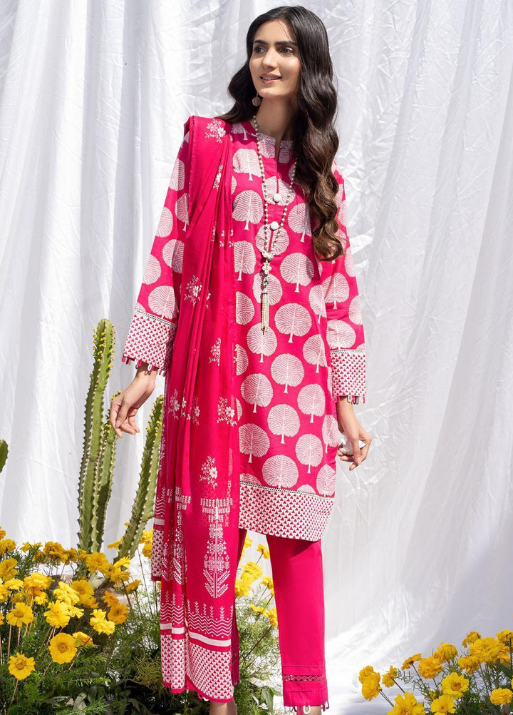 Gul Ahmed Printed Lawn Suits Unstitched 3 Piece GA23SF CL32493-A - Summer Collection