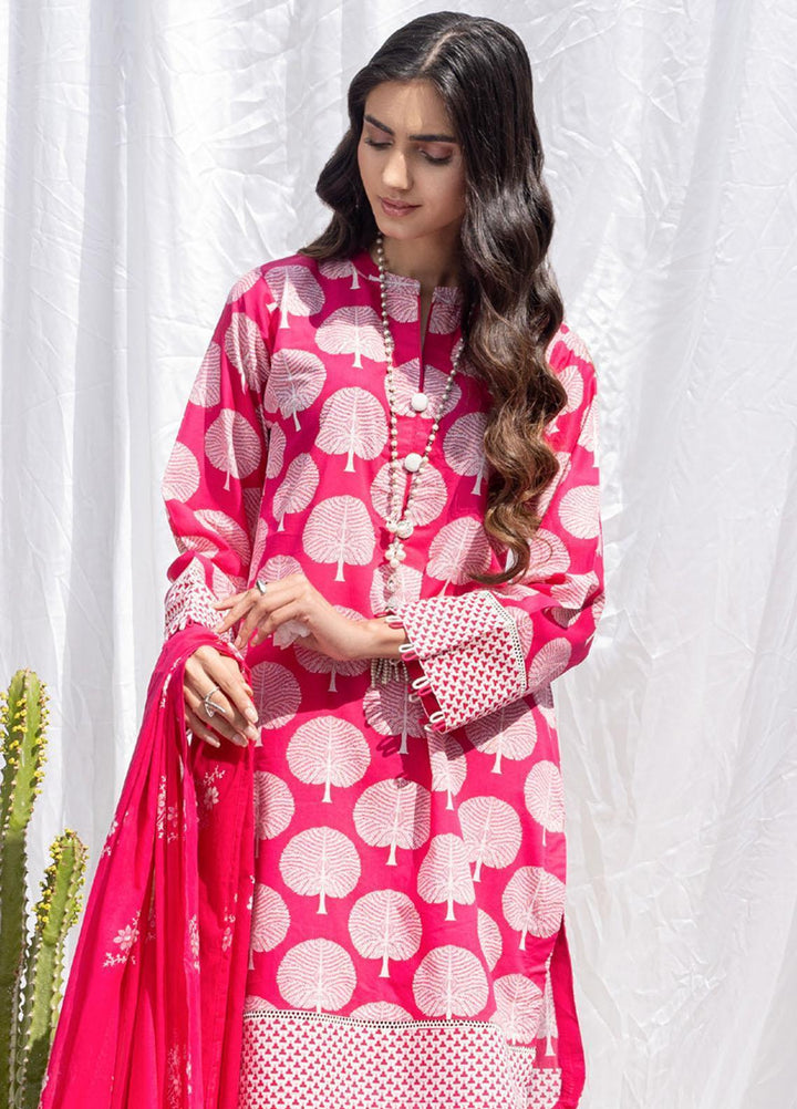 Gul Ahmed Printed Lawn Suits Unstitched 3 Piece GA23SF CL32493-A - Summer Collection