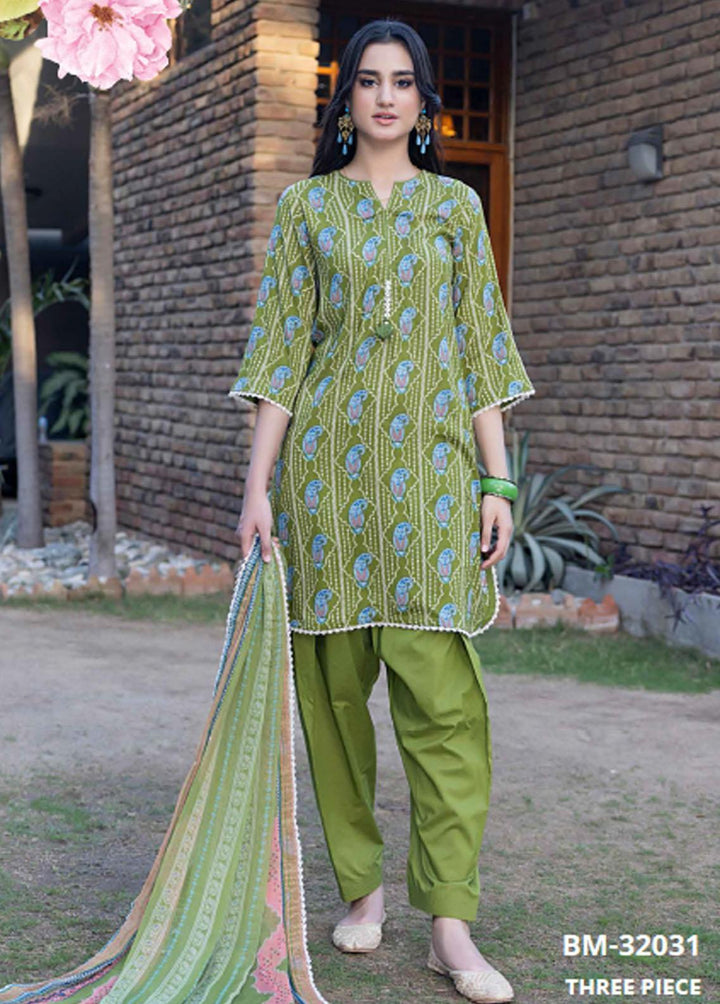 Breeze By Gul Ahmed Printed Lawn Suits Unstitched 3 Piece GA23B BM-32031 - Summer Collection