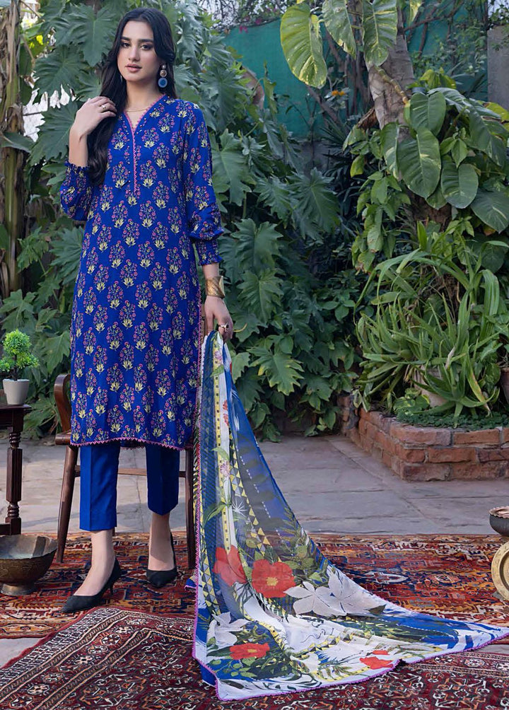 Breeze By Gul Ahmed Printed Lawn Suits Unstitched 3 Piece GA23B BM-32033 - Summer Collection