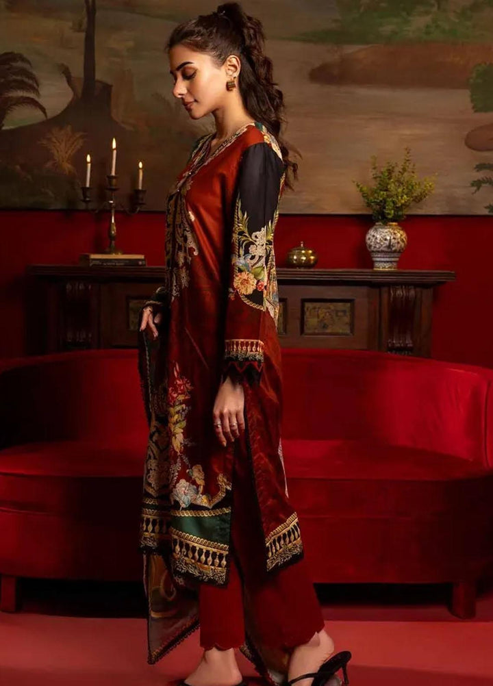 Gul Ahmed Printed Lawn Suits Unstitched 3 Piece GA24RC CL-42176 - Summer Collection
