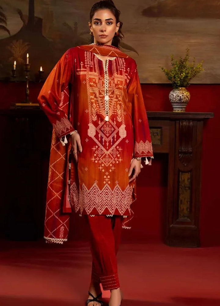 Gul Ahmed Printed Lawn Suits Unstitched 3 Piece GA24RC CL-42178 - Summer Collection