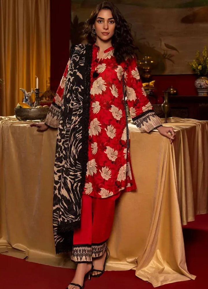 Gul Ahmed Printed Lawn Suits Unstitched 3 Piece GA24RC CL-42180 - Summer Collection