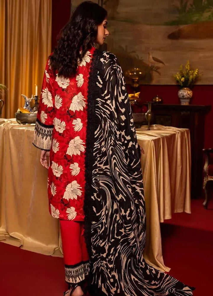 Gul Ahmed Printed Lawn Suits Unstitched 3 Piece GA24RC CL-42180 - Summer Collection