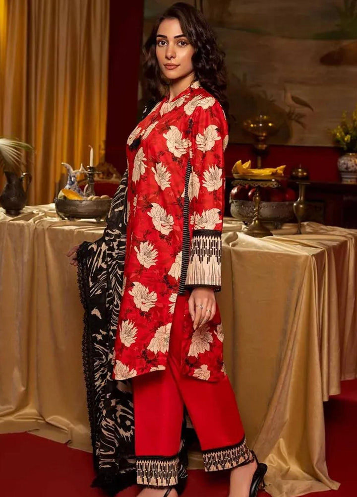 Gul Ahmed Printed Lawn Suits Unstitched 3 Piece GA24RC CL-42180 - Summer Collection