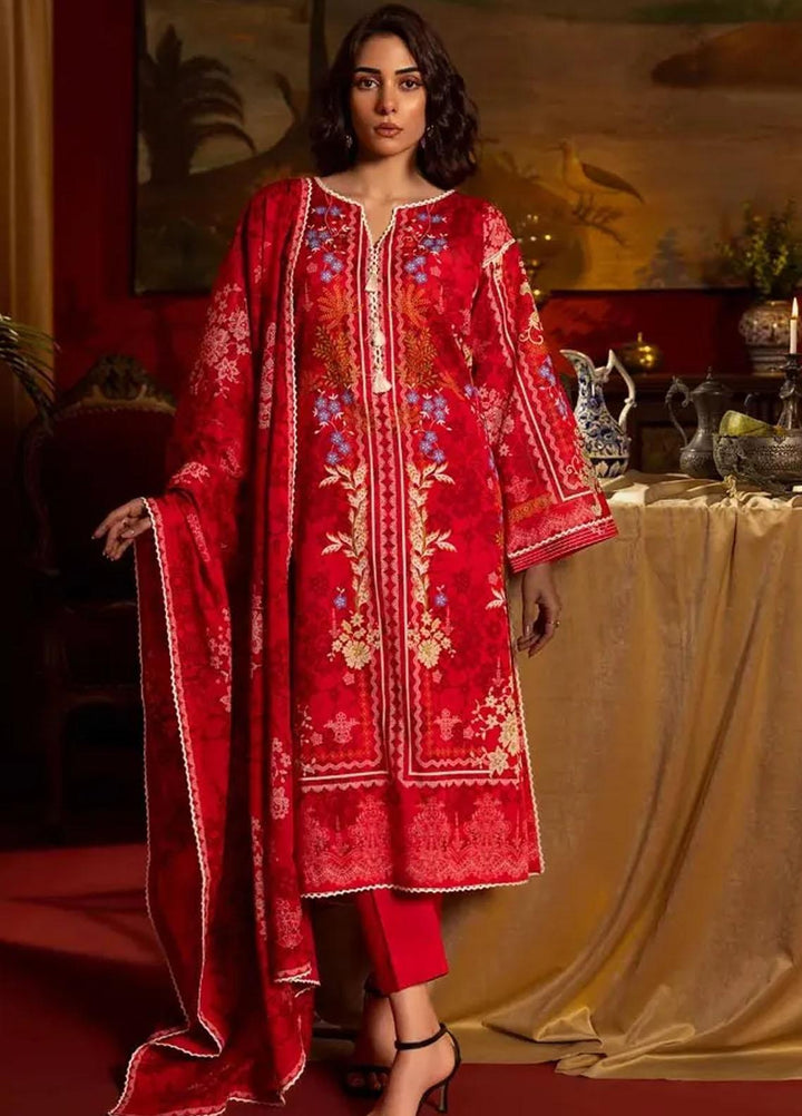 Gul Ahmed Printed Lawn Suits Unstitched 3 Piece GA24RC CL-42198 - Summer Collection