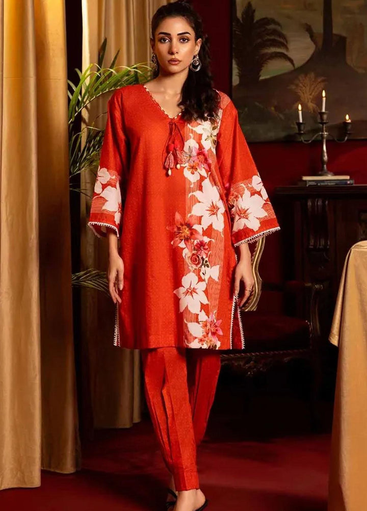 Gul Ahmed Printed Lawn Suits Unstitched 2 Piece GA24RC TL-42021 - Summer Collection