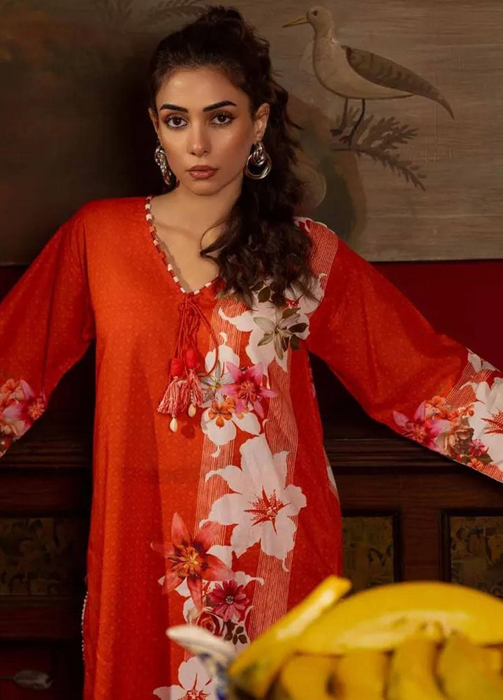 Gul Ahmed Printed Lawn Suits Unstitched 2 Piece GA24RC TL-42021 - Summer Collection