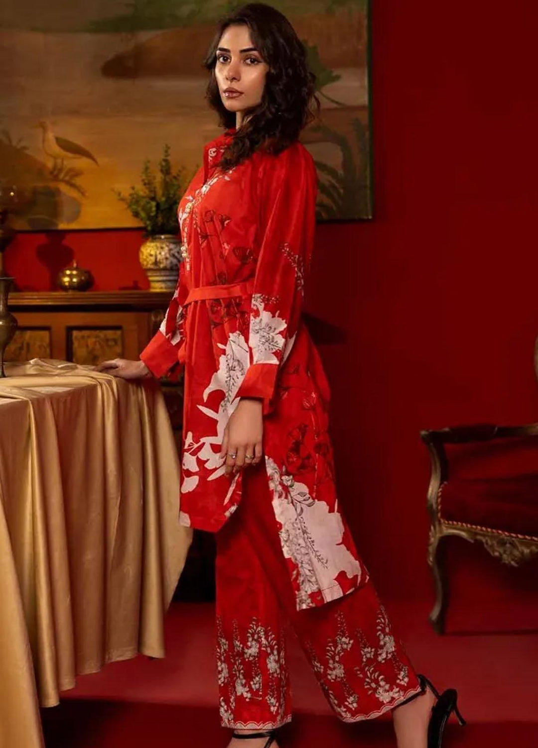 Gul Ahmed Printed Lawn Suits Unstitched 2 Piece GA24RC TL-42022 - Summer Collection