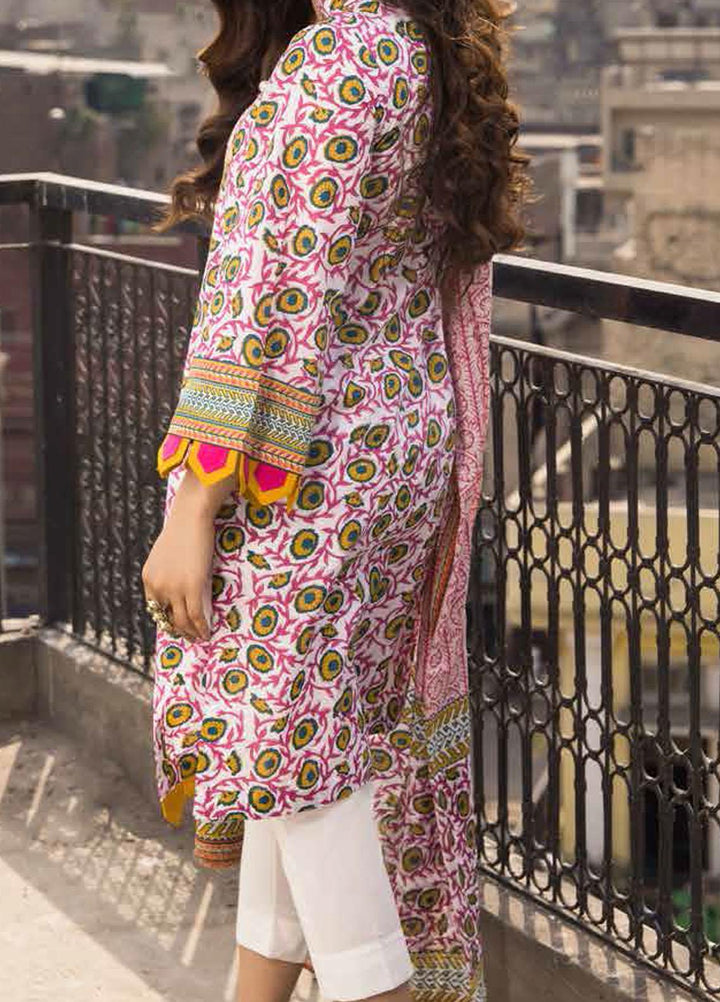 Gul Ahmed Printed Lawn Suits Unstitched 3 Piece GA21LL CL1132A - Summer Collection