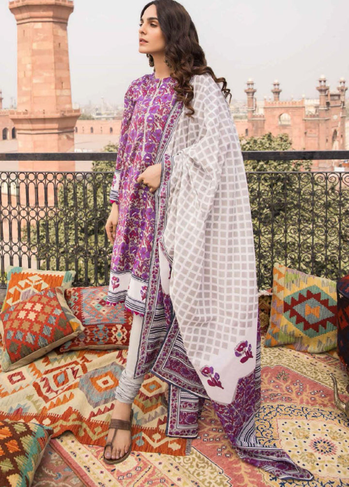 Gul Ahmed Printed Lawn Suits Unstitched 3 Piece GA21LL CL1135A - Summer Collection