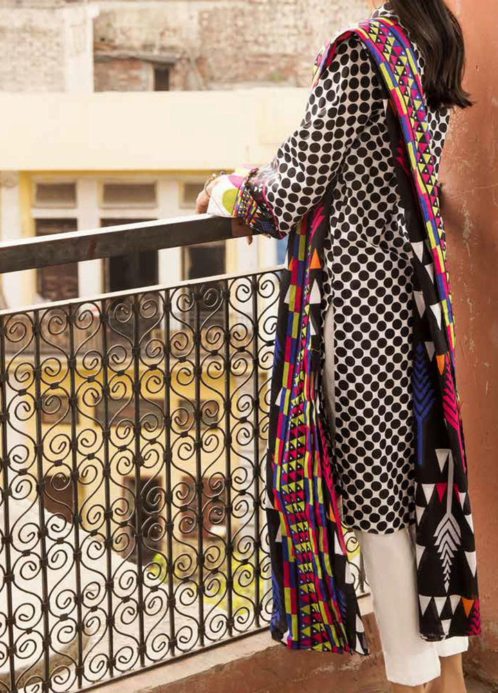 Gul Ahmed Printed Lawn Suits Unstitched 3 Piece GA21LL CL1166B - Summer Collection