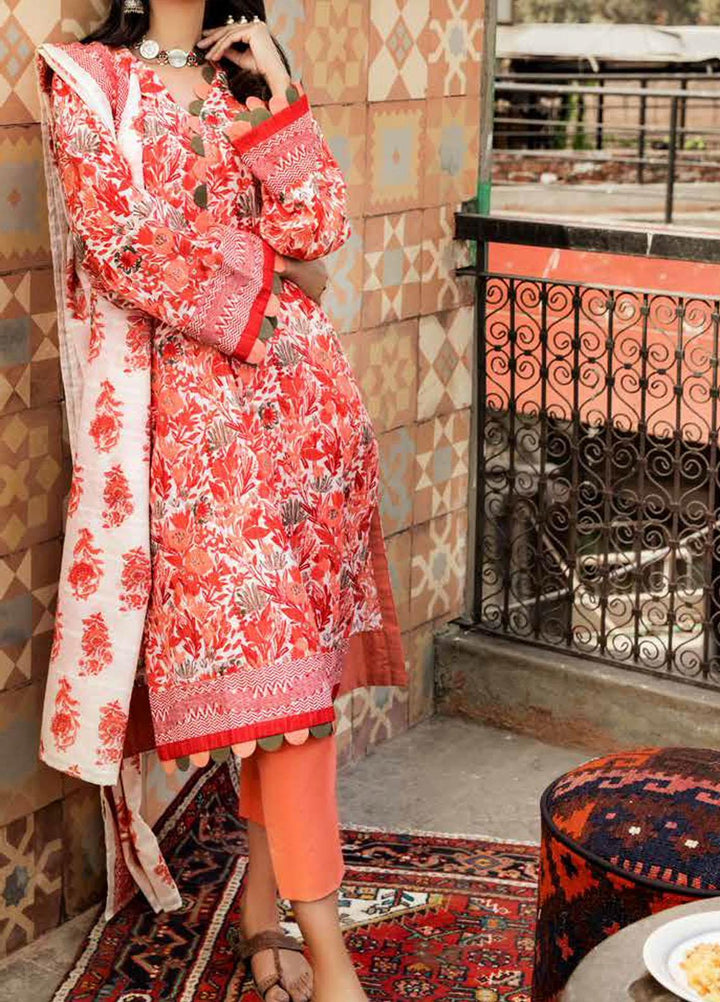 Gul Ahmed Printed Dobby Suits Unstitched 3 Piece GA21LL CL12023 - Summer Collection