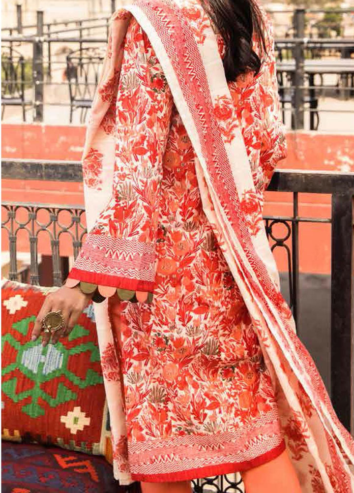 Gul Ahmed Printed Dobby Suits Unstitched 3 Piece GA21LL CL12023 - Summer Collection