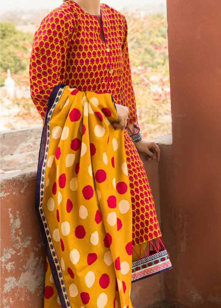 Gul Ahmed Embroidered Lawn Suits Unstitched 2 Piece GA21LL TL307B - Summer Collection