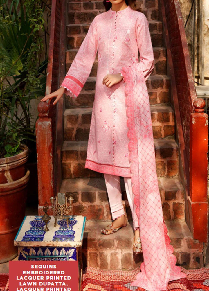 Sunehri By Gul Ahmed Embroidered Lawn Suits Unstitched 3 Piece GA21SL CL-1239 - Summer Collection