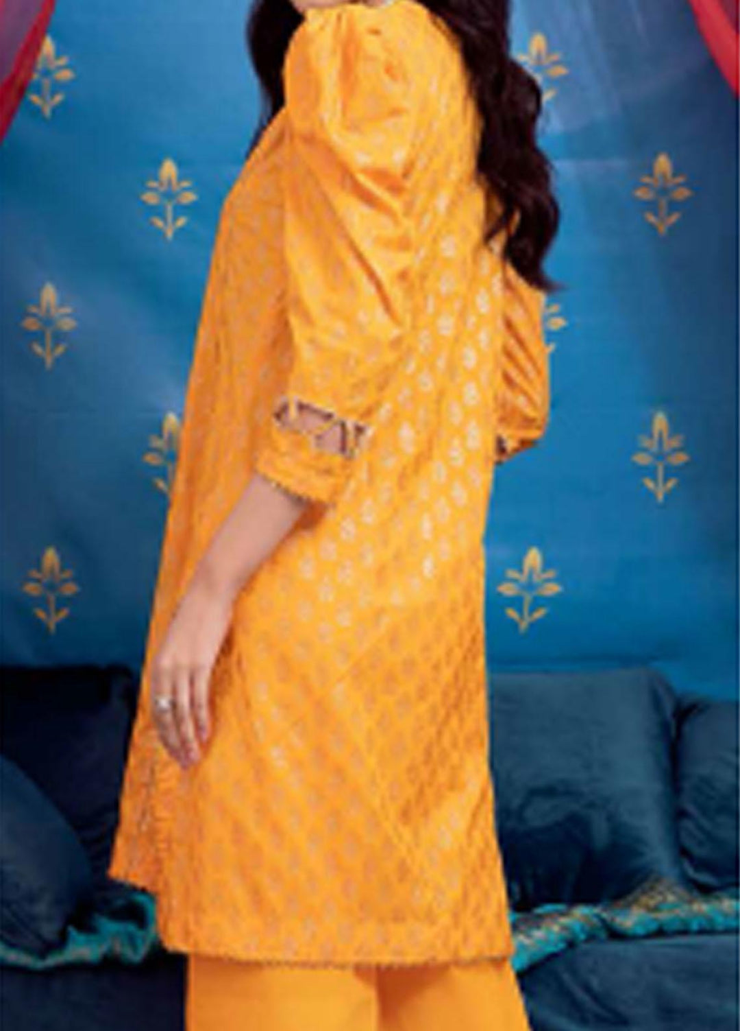 Sunehri By Gul Ahmed Embroidered Lawn Suits Unstitched 2 Piece GA21SL FE-12205 - Summer Collection