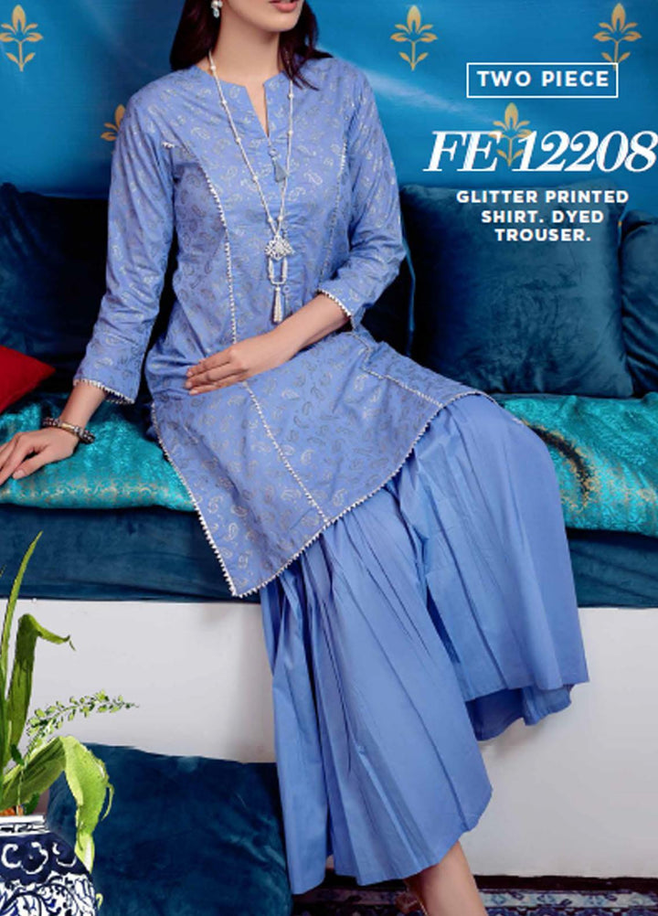 Sunehri By Gul Ahmed Embroidered Lawn Suits Unstitched 2 Piece GA21SL FE-12208 - Summer Collection