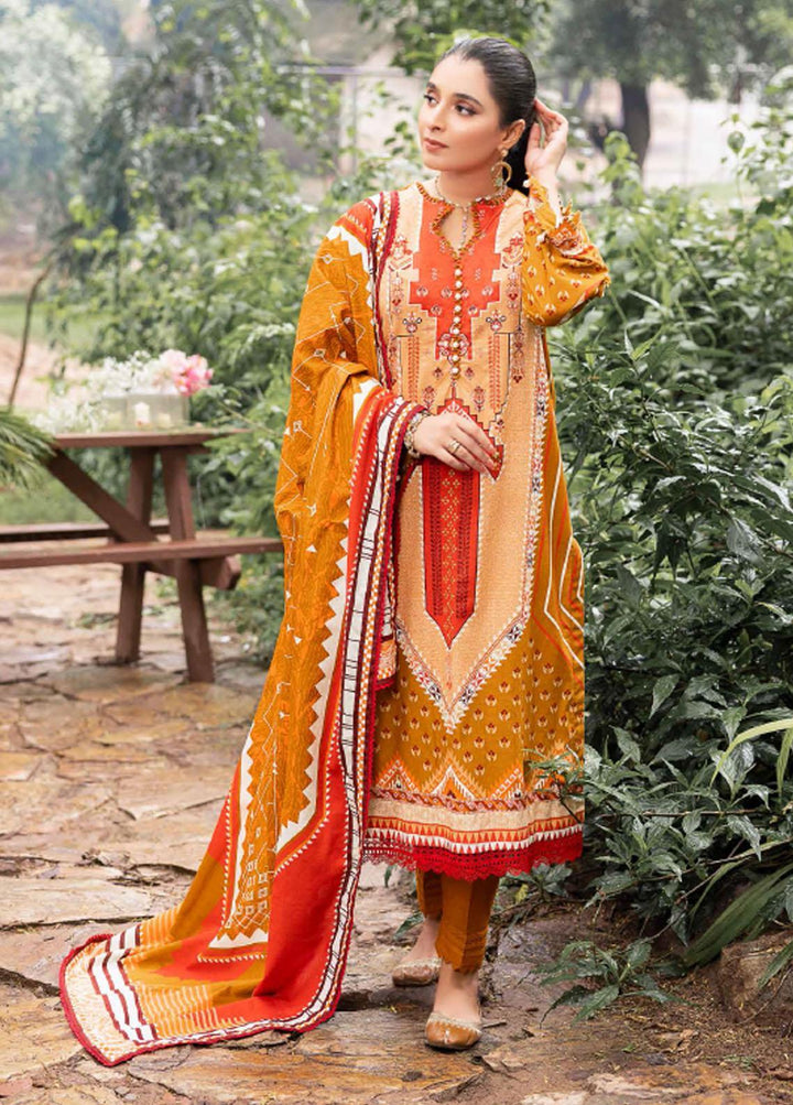 Gul Ahmed Printed Khaddar Suits Unstitched 3 Piece GA22W K-22040A - Winter Collection