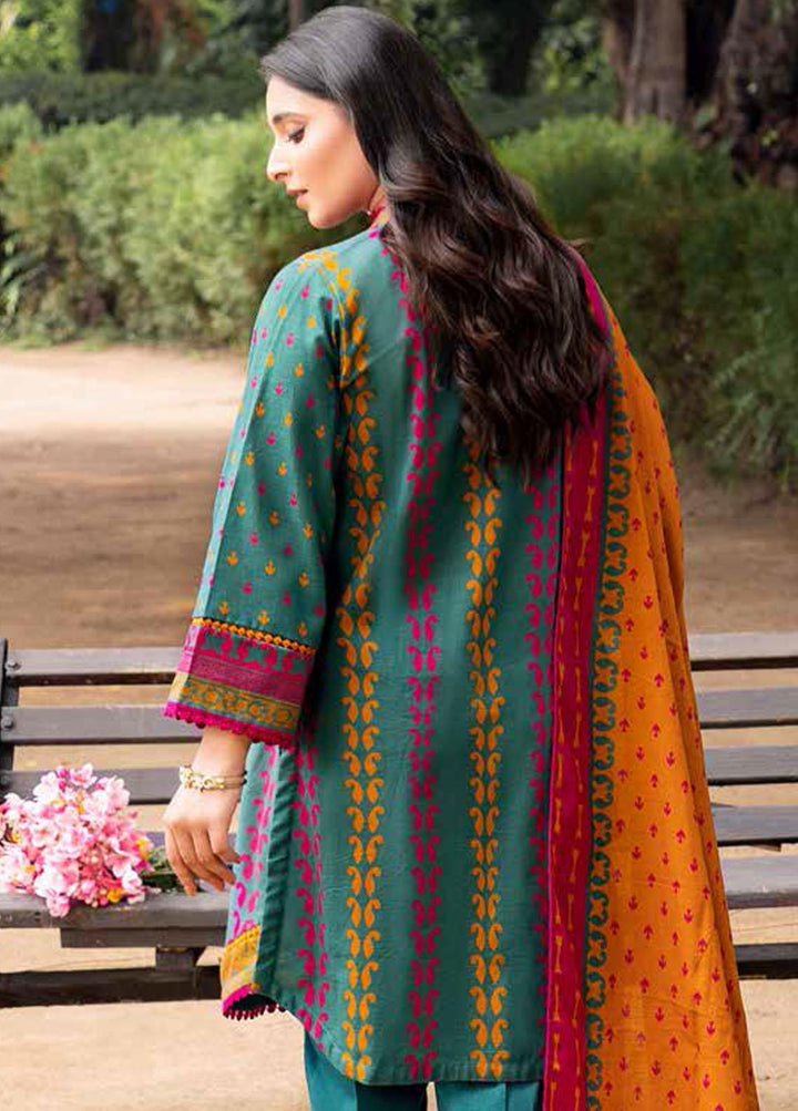 Gul Ahmed Printed Khaddar Suits Unstitched 3 Piece GA22W K-22042A - Winter Collection