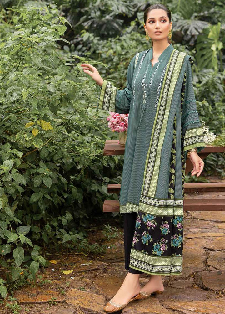 Gul Ahmed Printed Khaddar Suits Unstitched 3 Piece GA22W K-22044B - Winter Collection