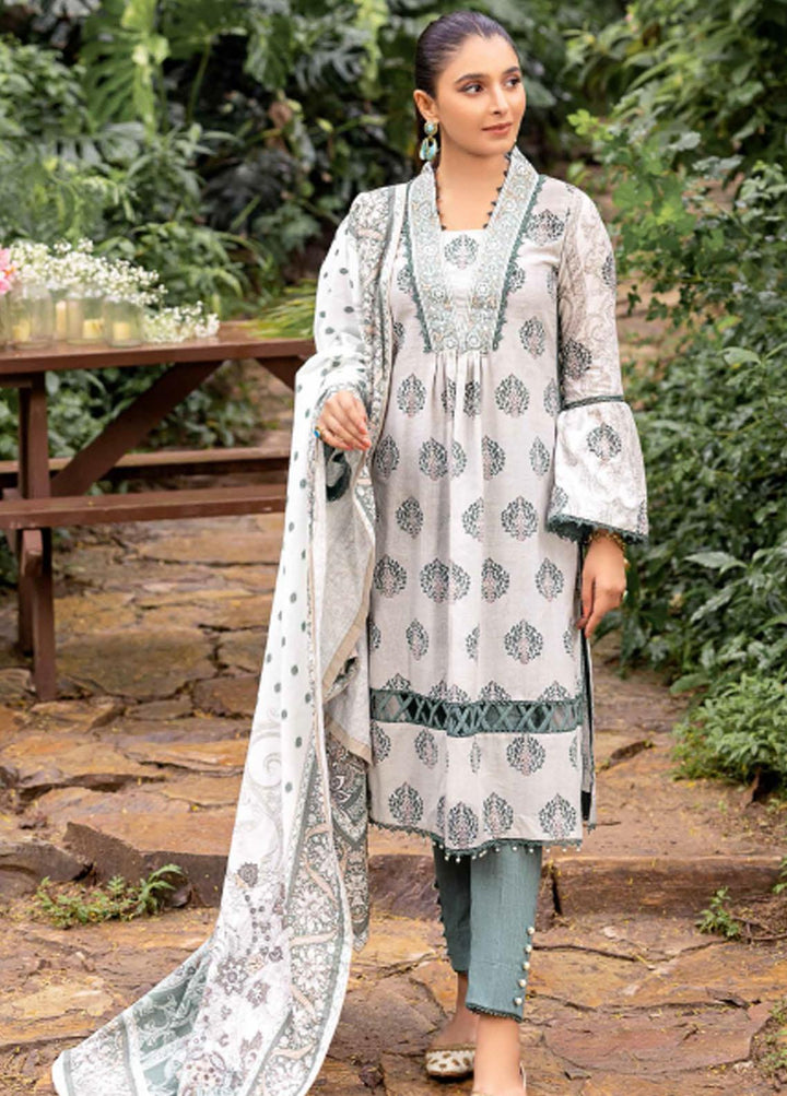 Gul Ahmed Printed Khaddar Suits Unstitched 3 Piece GA22W K-22060A - Winter Collection