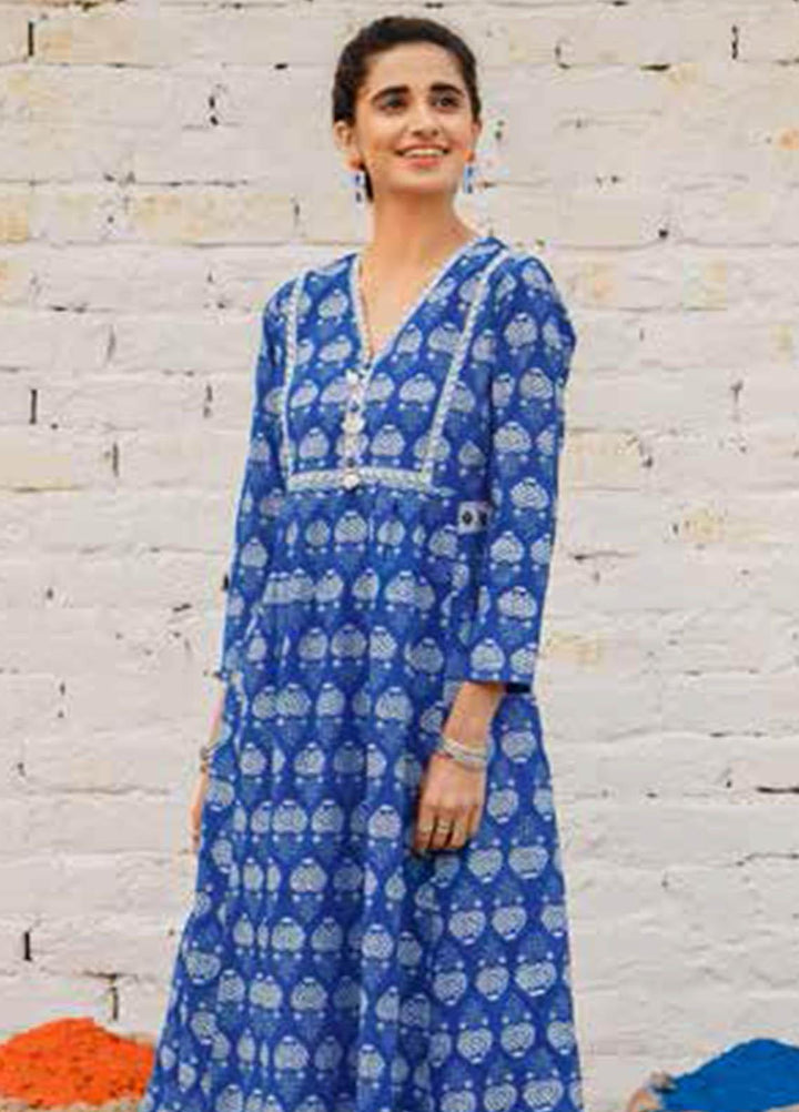 Gul Ahmed Printed Lawn  Unstitched Kurties GA21VG SL 885-A - Summer Collection