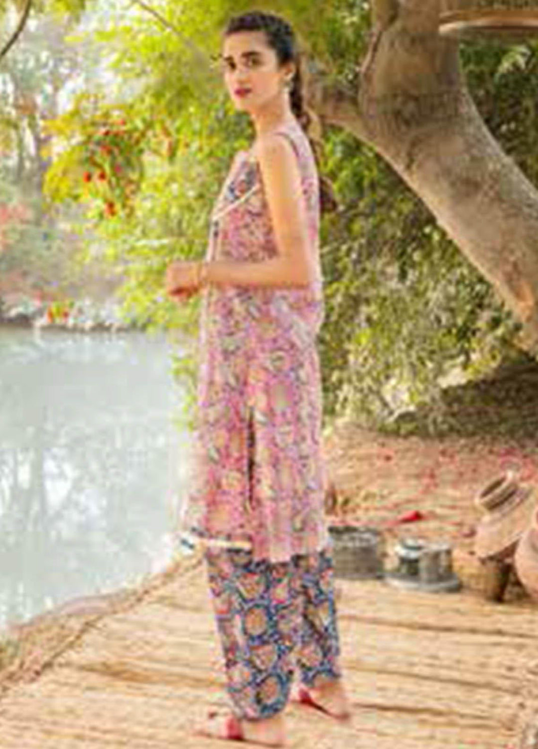 Gul Ahmed Printed Lawn Kurties Unstitched GA21VG SL 886-A - Summer Collection