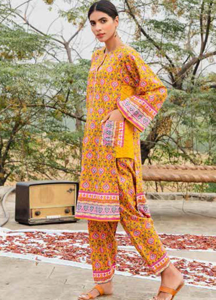Gul Ahmed Printed Lawn  Unstitched Kurties GA21VG SL 893-B - Summer Collection