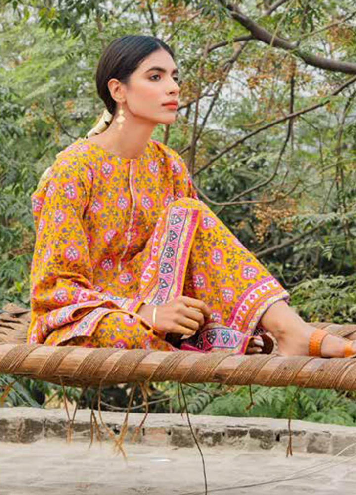 Gul Ahmed Printed Lawn  Unstitched Kurties GA21VG SL 893-B - Summer Collection