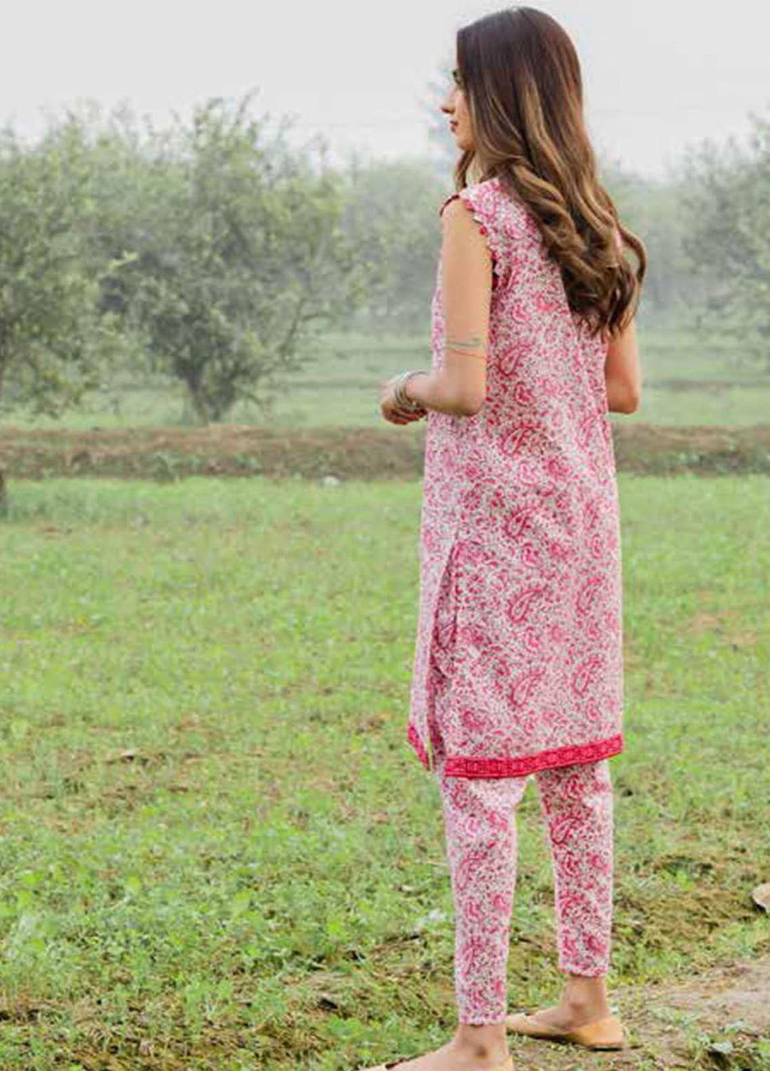 Gul Ahmed Printed Lawn  Unstitched Kurties GA21VG SL 894-A - Summer Collection