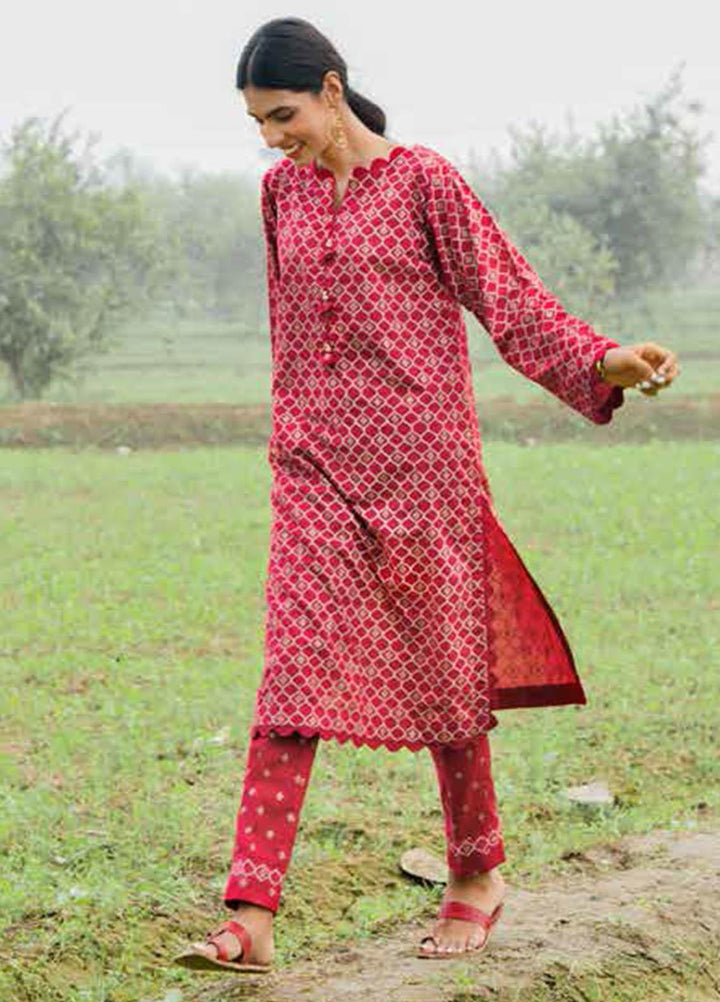 Gul Ahmed Printed Lawn Suits Unstitched 2 Piece GA21VG TL 298-B - Summer Collection