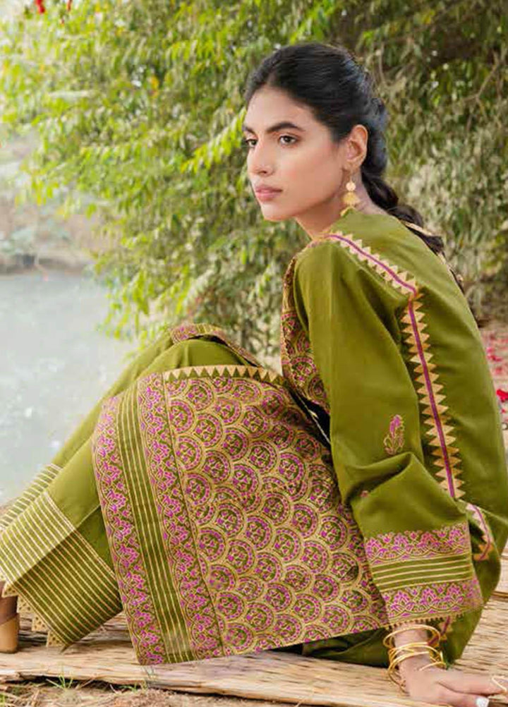 Gul Ahmed Printed Lawn Suits Unstitched 2 Piece GA21VG TL 299 - Summer Collection