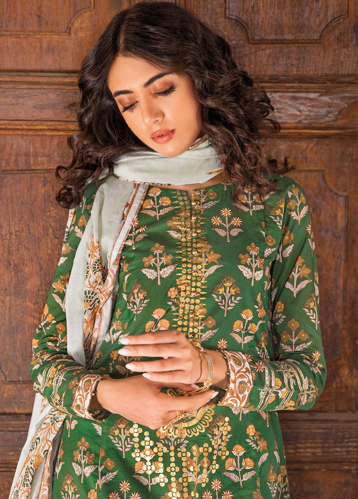 Vintage Garden By Gul Ahmed Printed Lawn Suits Unstitched 3 Piece GA23V CL-32236A - Summer Collection
