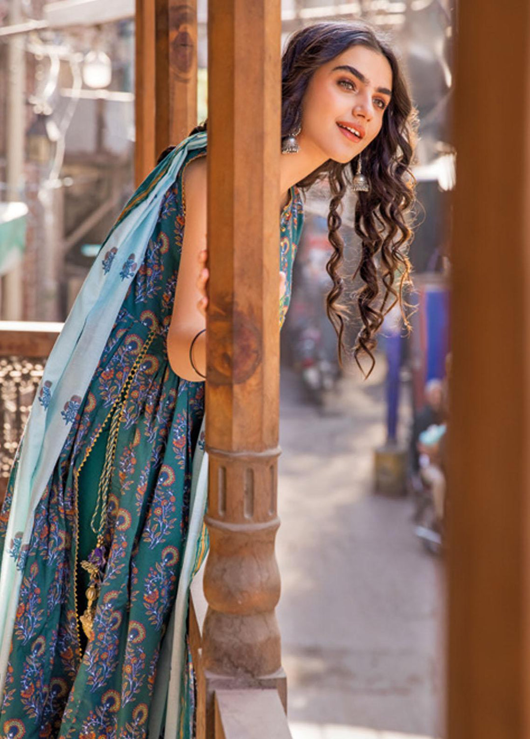 Vintage Garden By Gul Ahmed Printed Lawn Suits Unstitched 3 Piece GA23V CL-32238A - Summer Collection