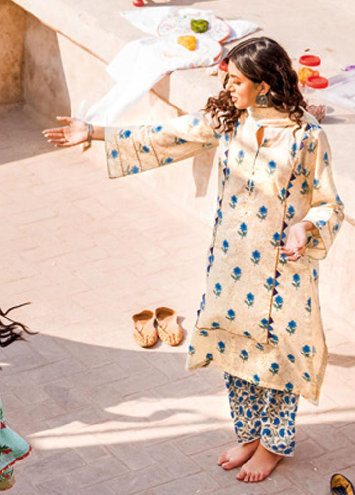 Vintage Garden By Gul Ahmed Printed Lawn Suits Unstitched 3 Piece GA23V CL-32239A - Summer Collection