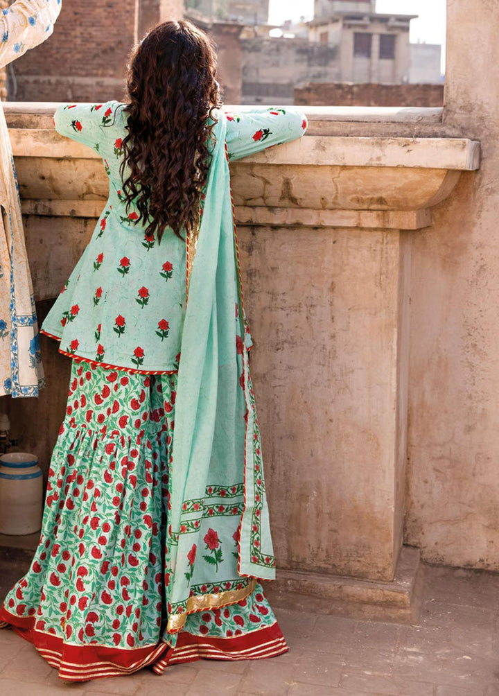 Vintage Garden By Gul Ahmed Printed Lawn Suits Unstitched 3 Piece GA23V CL-32239B - Summer Collection