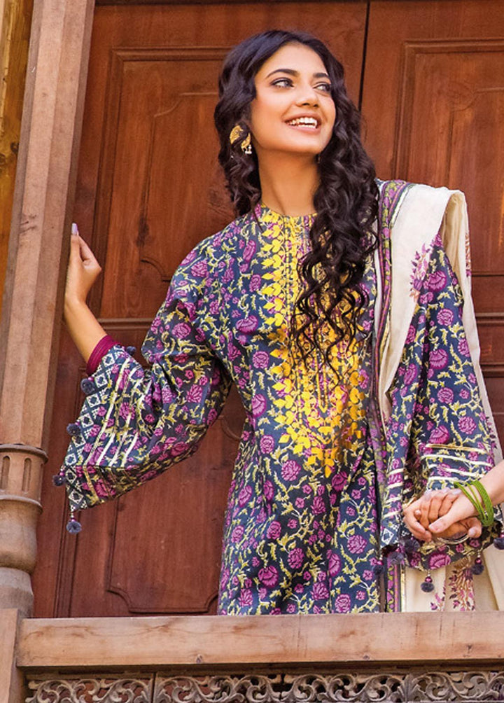 Vintage Garden By Gul Ahmed Printed Lawn Suits Unstitched 3 Piece GA23V CL-32240B - Summer Collection