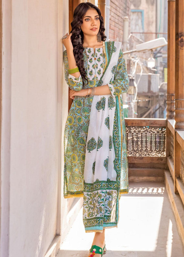 Vintage Garden By Gul Ahmed Printed Lawn Suits Unstitched 3 Piece GA23V CL-32241A - Summer Collection
