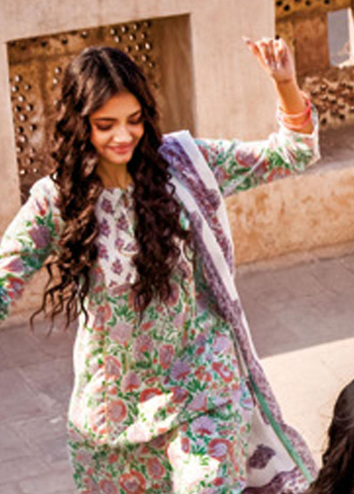 Vintage Garden By Gul Ahmed Printed Lawn Suits Unstitched 3 Piece GA23V CL-32241A - Summer Collection