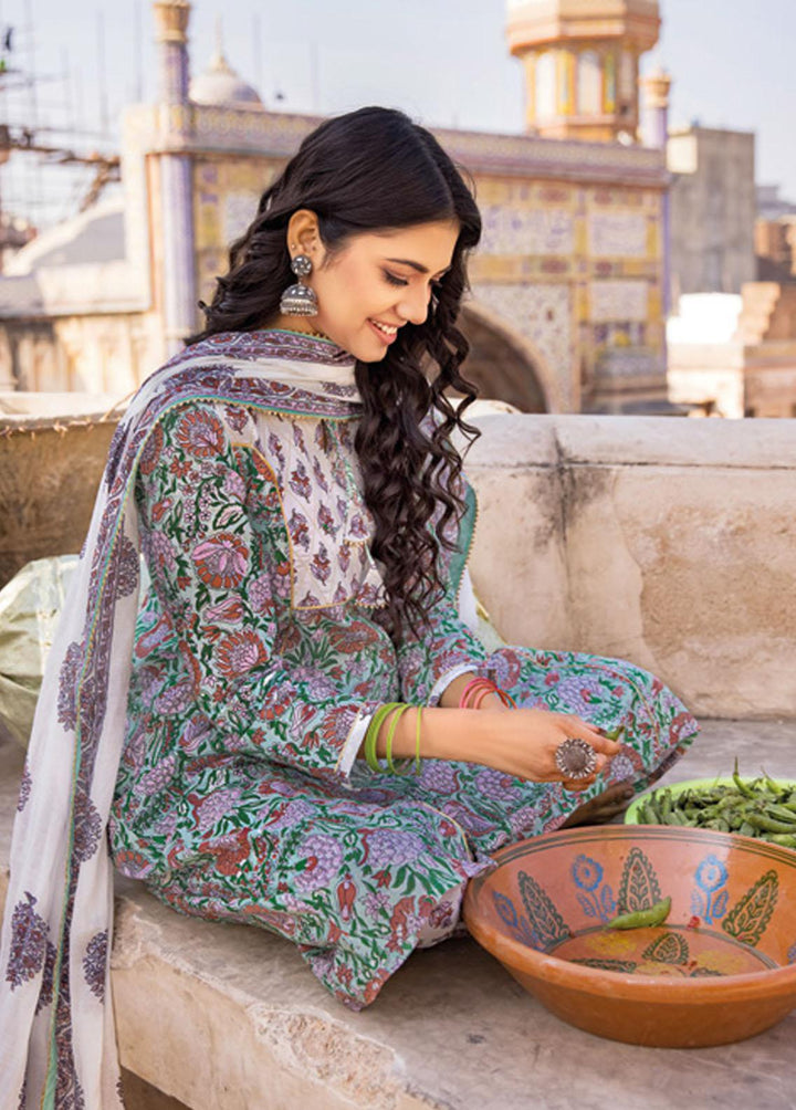 Vintage Garden By Gul Ahmed Printed Lawn Suits Unstitched 3 Piece GA23V CL-32241B - Summer Collection